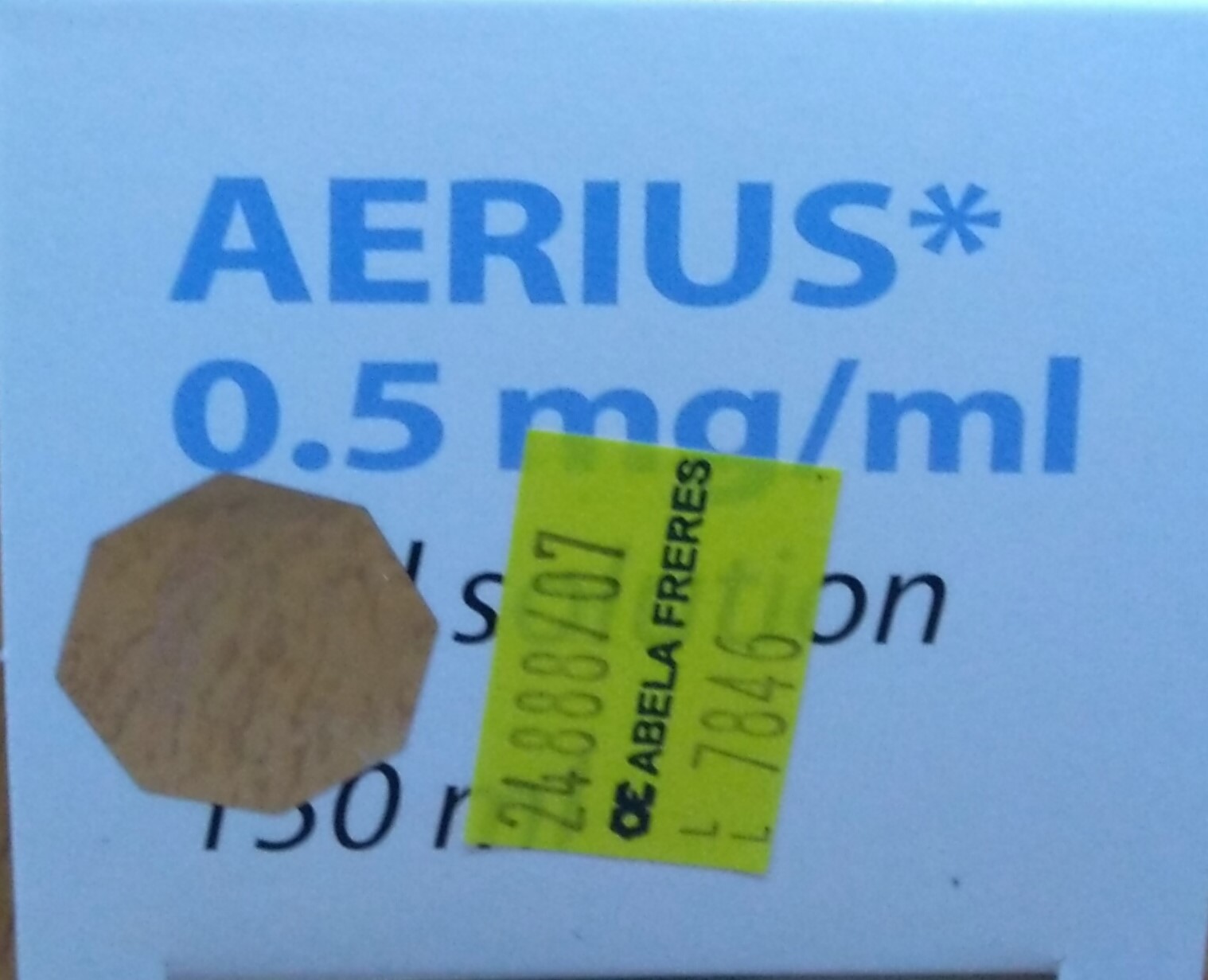 Aerius Oral Solution